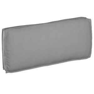 vidaXL Almofada Tecido Oxford Cinzeto 120 x 50 x 12 cm