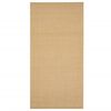 vidaXL Tapete sisal natural 100x200 cm