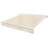 vidaXL Toldo dobr&aacute;vel motorizado 400 cm creme