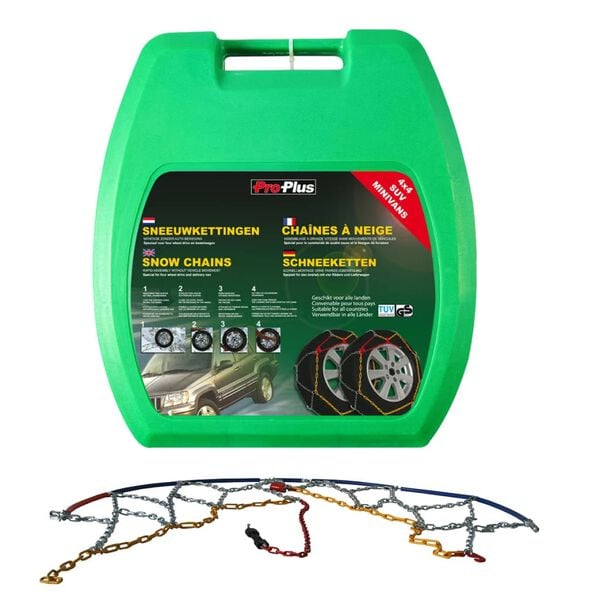 ProPlus Correntes de neve para pneus de carro 16 mm KB46 2 pcs
