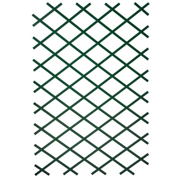 Nature Treli&ccedil;as de jardim 2 pcs 100x200 cm PVC verde