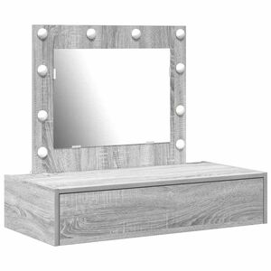 vidaXL Mesa de vestir Cinzeto 83 x 40 x 70 cm Derivados de Madeira