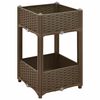 vidaXL Canteiro elevado 40x40x71 cm polipropileno