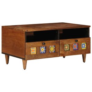 vidaXL Gabinete para TV Nogueira 70 x 33 x 46 cm