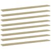 vidaXL Prateleiras estante 8pcs 100x10x1,5cm contrapl. carvalho sonoma