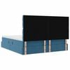 vidaXL Cama com Armazenamento Azul Escuro 180 x 200 cm Veludo