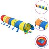 vidaXL Túnel de brincar infantil 245 cm poliéster multicor