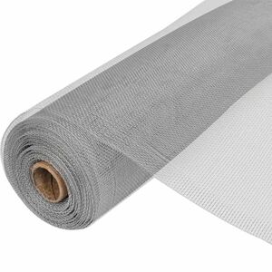 vidaXL Rede mosquiteira em alum&iacute;nio 100x500 cm prateado