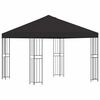 vidaXL Gazebo 3 x 3 m Antracite Poli&eacute;ster e A&ccedil;o 190 gsm