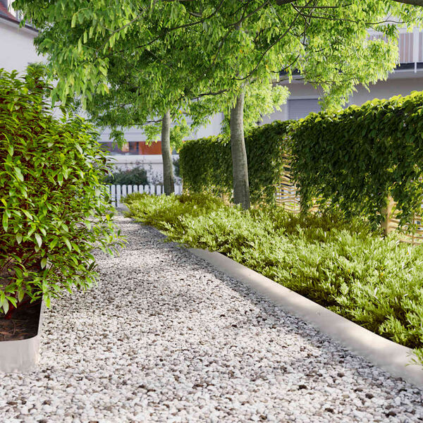 vidaXL Orlas de relva 10 pcs 15x103 cm a&ccedil;o inoxid&aacute;vel