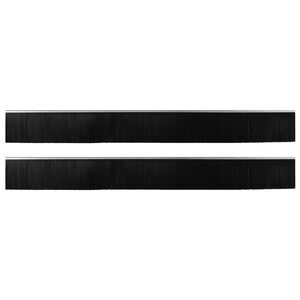 vidaXL Selos de Escovas para Porta Auto-adesivos 2 pcs Prateado 100 cm