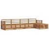 vidaXL Conjunto de Sof&aacute;s para Exterior 5 pcs Natural