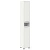 vidaXL Arm&aacute;rio de Banheiro Branco 30,5 x 30 x 195 cm