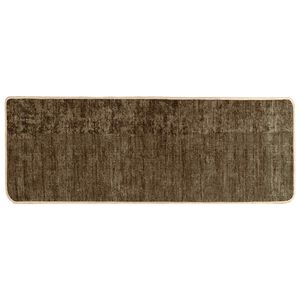 vidaXL Passadeira MARSA Verde Floresta 100 x 250 cm Poli&eacute;ster e PVC