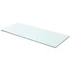vidaXL Prateleira de vidro 70x30 cm transparente