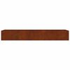 vidaXL Canteiro elevado de jardim 280x80x40 cm a&ccedil;o corten