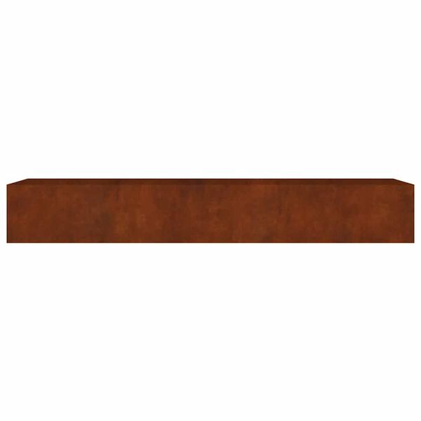 vidaXL Canteiro elevado de jardim 280x80x40 cm a&ccedil;o corten
