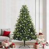 vidaXL &Aacute;rvore de Natal Artificial Articulada 300 LEDs Verde 240 cm