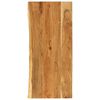 vidaXL Tampo p/ m&oacute;vel toucador WC 114x52x4 cm madeira ac&aacute;cia maci&ccedil;a