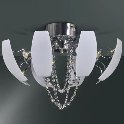 Lâmpada LED de teto candelabro de cristal, ø52 cm