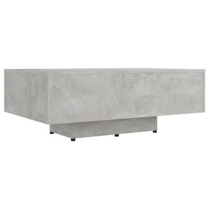 vidaXL Mesa de centro 85x55x31 cm contraplacado cinzento cimento