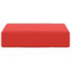 vidaXL Almofada de Assento Externa Vermelho 40 x 40 x 8 cm