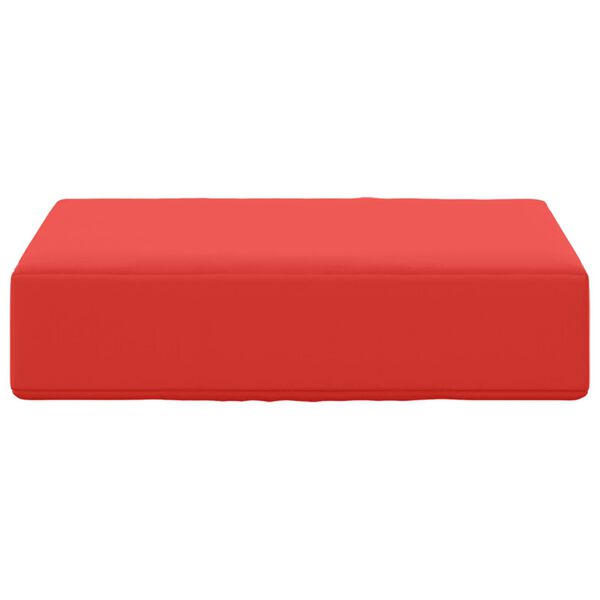 vidaXL Almofada de Assento Externa Vermelho 40 x 40 x 8 cm