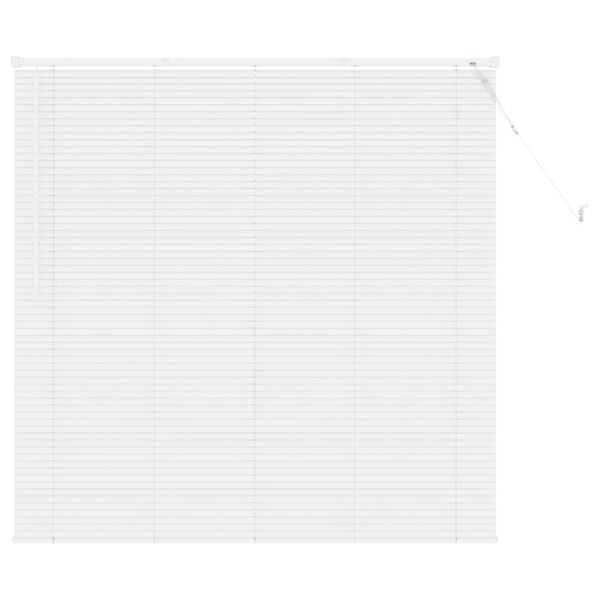 vidaXL Cortina Veneziana Manual Ajust&aacute;vel Branco 150 x 140 cm PVC