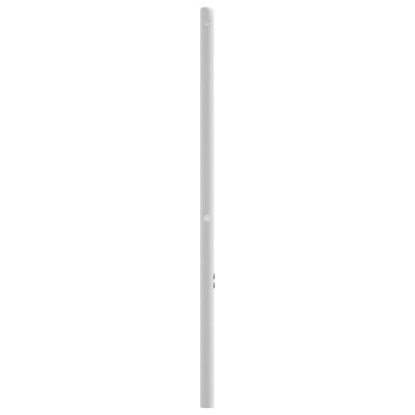 vidaXL Cabeceira de substitui&ccedil;&atilde;o 107 cm metal branco