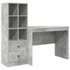 vidaXL Mesa Cinzento 145.5 x 50 x 127 cm 2 unid.