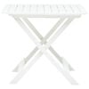 vidaXL Mesa de jardim dobrável 79x72x70 cm plástico branco