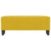 vidaXL Banco 100x35x41 cm veludo amarelo