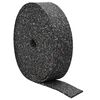vidaXL Rolo de Granulado de Borracha Preto 2000 x 10 x 0,6 cm Borracha