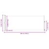 vidaXL Toldo lateral retr&aacute;til para p&aacute;tio 180x500 cm vermelho