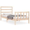vidaXL Cama sem colch&atilde;o 90x190 cm madeira de pinho maci&ccedil;a