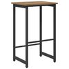 vidaXL Banco de bar Carvalho Arttisan 40 x 32 x 74 cm