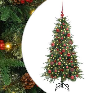 vidaXL &Aacute;rvore de Natal Articulada Artificial Verde 150 cm PE e PVC