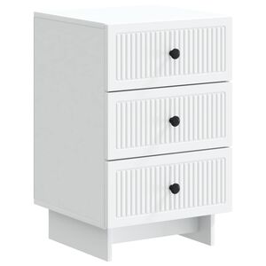 vidaXL Arm&aacute;rio de Cabeceira com gaveta Branco 43 x 41 x 66,5 cm