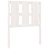 vidaXL Cabeceira de cama 80,5x4x100 cm madeira de pinho maci&ccedil;a branco