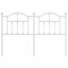 vidaXL Cabeceira de substitui&ccedil;&atilde;o 150 cm metal branco