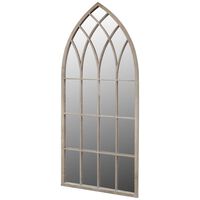 vidaXL Espelho jardim gótico arqueado 50x115cm uso interior/exterior