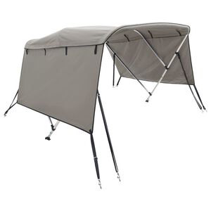 vidaXL Toldo de 3 arcos Bimini c/ paredes laterais 183x(137-152)x137cm