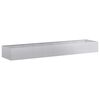 vidaXL Planter 360x80x40 cm a&ccedil;o galvanizado