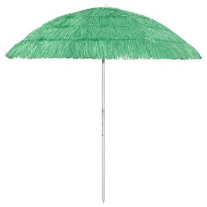 vidaXL Guarda-sol de praia Hawaii 240 cm verde