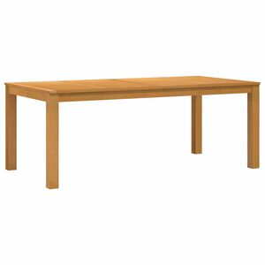 vidaXL Mesa de jantar 200 x 100 x 75 cm Madeira de Carvalho S&oacute;lido