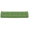 vidaXL Travesseiro para Costas Verde Claro 200 x 24 x 50 cm Veludo