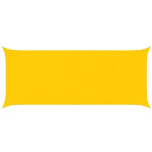 vidaXL Vela de sombra solar Amarelo 6 x 2,5 m 100% Poli&eacute;ster Oxford