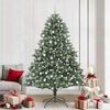 vidaXL Árvore de Natal Artificial Verde 240 cm PVC, Plástico e Aço