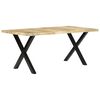 vidaXL Mesa de jantar 180x90x76 cm madeira de mangueira maci&ccedil;a