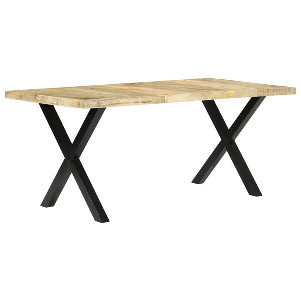 vidaXL Mesa de jantar 180x90x76 cm madeira de mangueira maci&ccedil;a